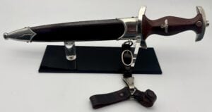 Original WWII German NSKK Dagger by Malsch & Ambronn, Steinbach – Complete with Hanger