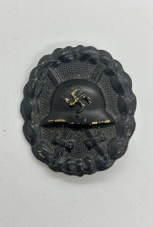 Original Spanish Civil War Black Wound Badge