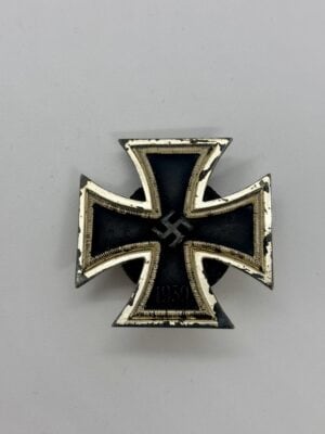 Original WWII German Iron Cross 1st Class Screwback – L/55 Rudolf Wächtler & Lange