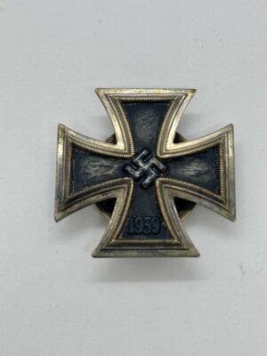 Original WWII German Iron Cross 1st Class Screwback – L/58 Rudolf Souval