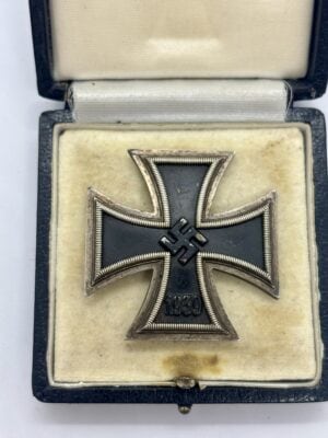 Original WWII German Iron Cross 1st Class 1939 – L/59 Alois Rettenmaier
