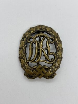 Original WWII German DRL Sports Badge in Bronze