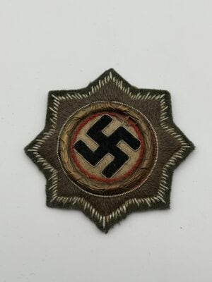 Original WWII Luftwaffe German Cross in Gold Cloth Version