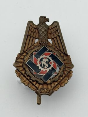Original Third Reich Technische Nothilfe (TeNo) Membership Badge by Wilhelm Fohner, Pforzheim