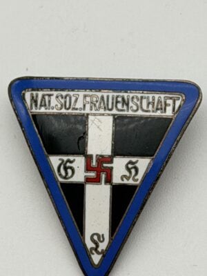 Original Nationalsozialistische Frauenschaft (NS-Frauenschaft) Blue Border Membership Badge