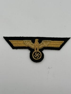 Original WWII German Ordnungspolizei Officer Bullion Breast Eagle