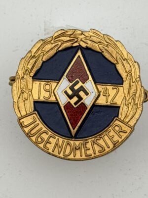Original Hitler Youth Jugendmeister 1942 Badge | HJ Youth Champion Award