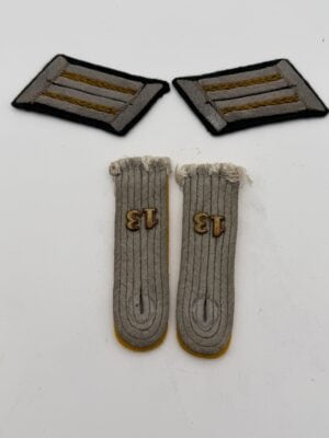 Waffen-SS Cavalry Shoulder Straps and Collar Tabs – 13th Squadron