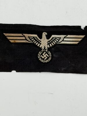 Original Third Reich Waffen-SS BeVo Sleeve Eagle
