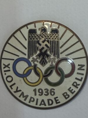 Original 1936 Berlin Olympic Games Participant Badge by H. Osang – Number 514
