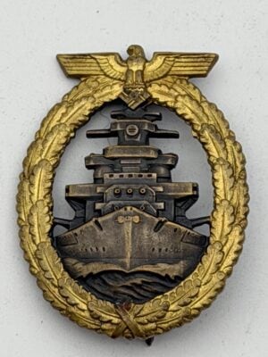 High Seas Fleet Badge by Schwerin | Original Tombak