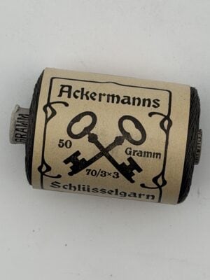 Third Reich Field Grey Sewing Thread | Original Ackermann Schlüsselgarn