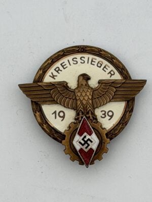 1939 Kreissieger Badge by A.G. Tham | Original Award