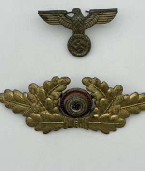 NSDAP Cap Insignia Set | Political Leader RZM M1/47