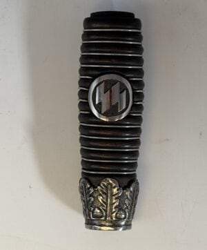Original SS Führerdegen grip with SS rune medallion and silver wire
