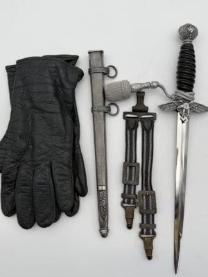 Robert Klaas Luftwaffe Dagger with Pilot’s Gloves