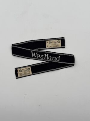 Waffen-SS Westland Cuff Title | Unissued RZM Original