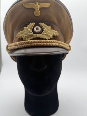 Original NSDAP Ortsgruppe Political Leader visor cap front view