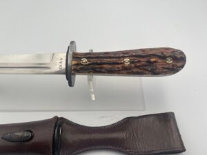 Original Luftwaffe Forestry sidearm Waffen-Loesche Berlin Ch.A.W. with stag grip