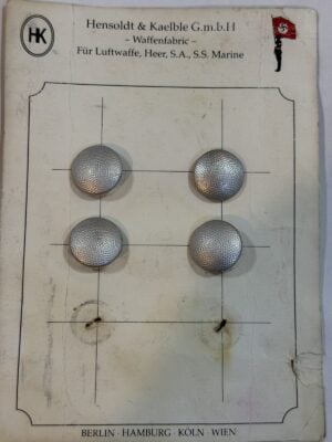 Wehrmacht Aluminium Uniform Buttons | Original WWII Group