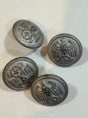 Original RMBO Uniform Buttons – Reich Ministry for the Occupied Eastern Territories