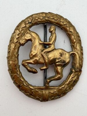 German Horseman's Badge in Gold Steinhauer & Lück